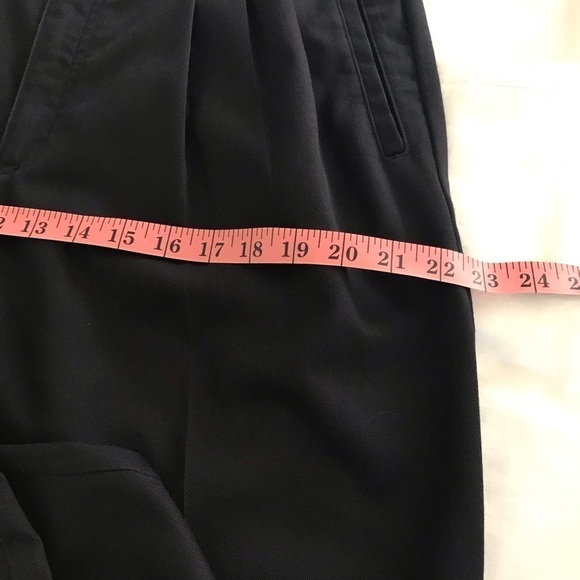 Liz Claiborne Lizsports Black Pleated Pants Trousers - Picture 12 of 14